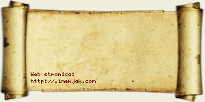 Jovana Vujčetić vizit kartica